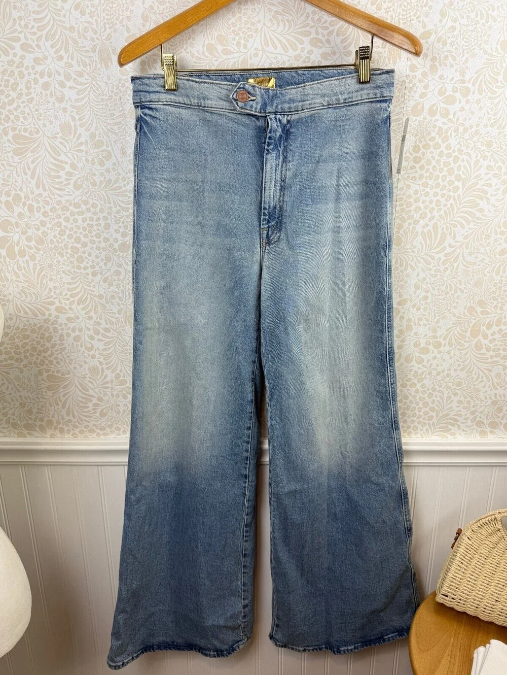 MOTHER The Tab Roller Skimp High-Rise Flare Jeans - Size - 30 - New with Tags